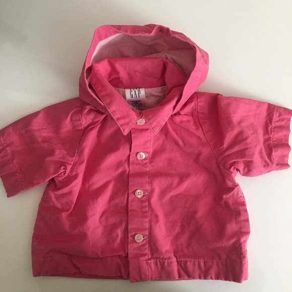 Baby Gap Hooded Canvas Utility Jacket newborn 0-3m - Picture 1 of 8